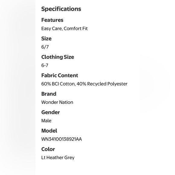 🔴 3/$12 Wonder Nation Husky Boy’s Gray Sweatshirt with Pumpkin! NWT! Size Small! - Picture 4 of 7